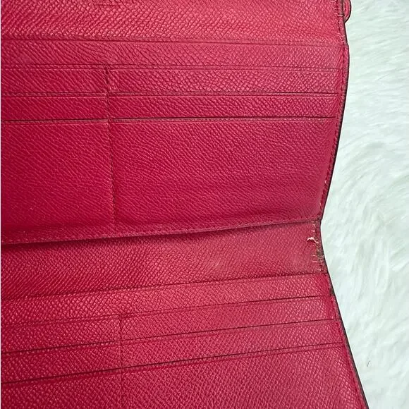 COACH RED Wallet - Picture 8 of 13